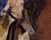 埃德加 德加 : Seated Woman in a White Dress